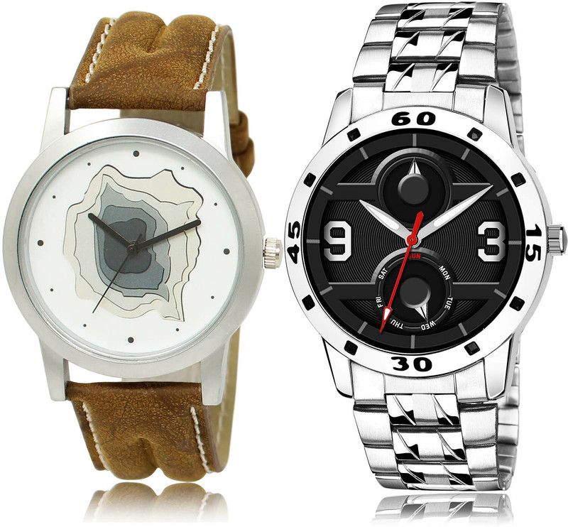 Analog Watch - For Men Modish Professional 2 Watch Combo For Boys And Men - BL46.9-(28-S-19)