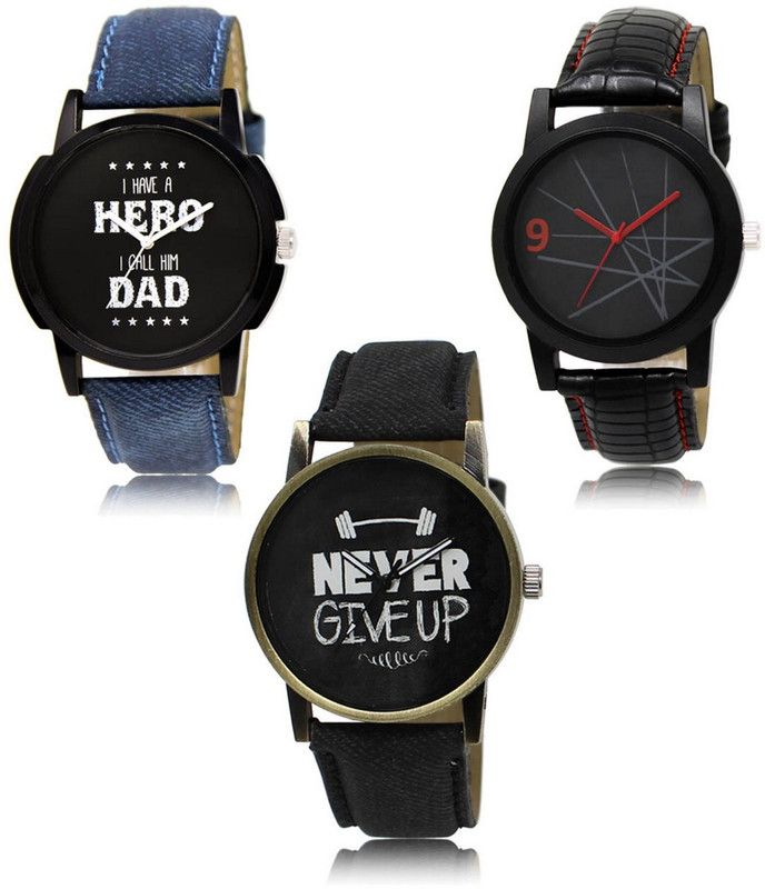 New latest Designer Combo of 3 Analog Watch - For Men LR-07-08-27
