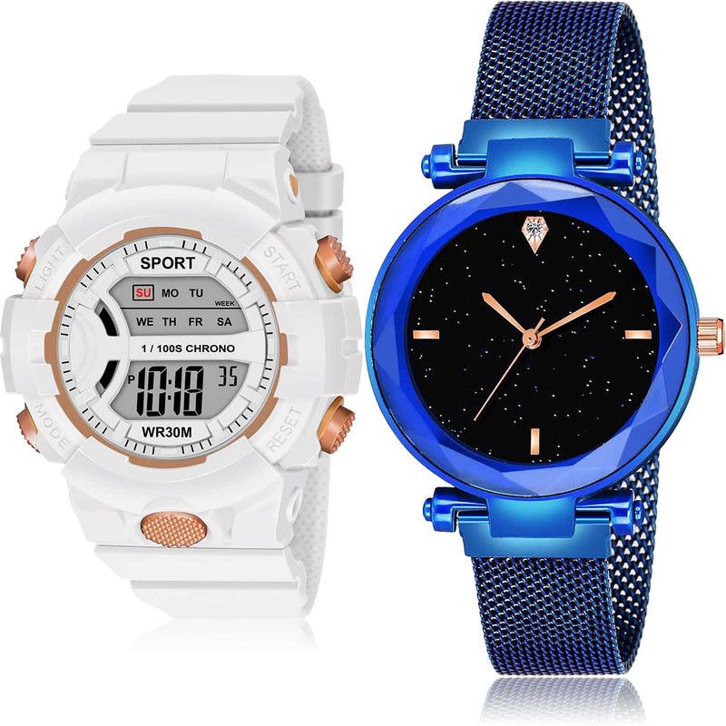 Analog-Digital Watch - For Women Best Model 2 Watch Combo For Women And Girls - DG37-GC2