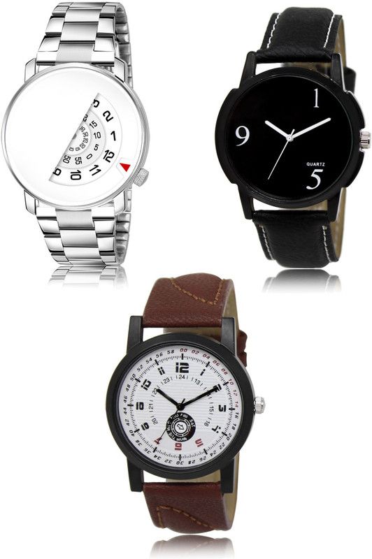 New latest Designer Combo of 3 Analog Watch - For Men 106-06-11