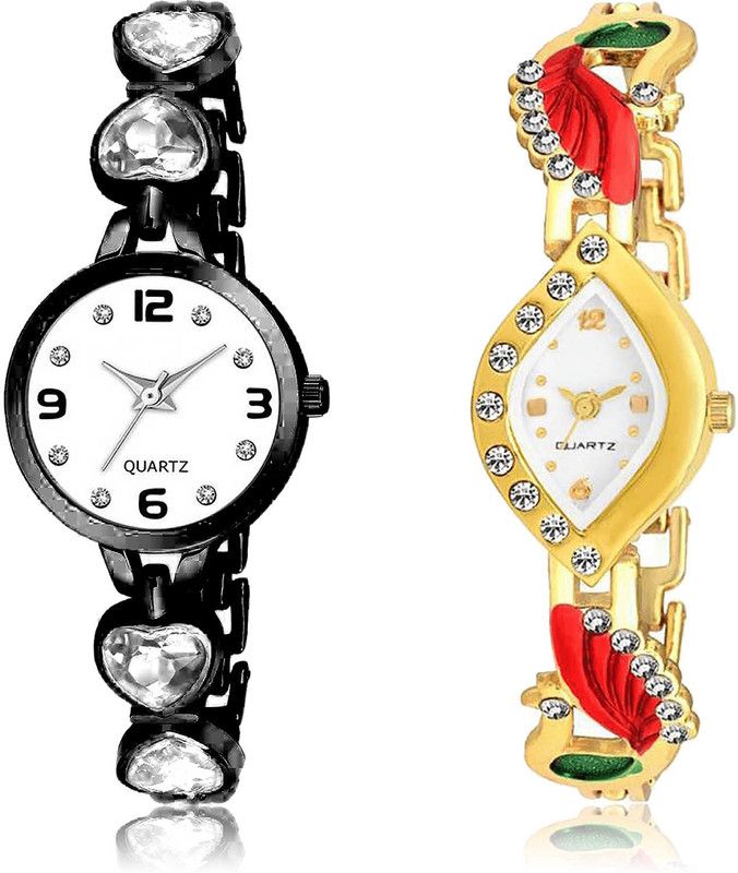 Analog Watch - For Women Modern Fancy 2 Watch Combo For Women And Girls - G657-G116