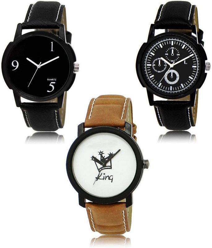 New latest Designer Combo of 3 Analog Watch - For Men LR-06-13-18