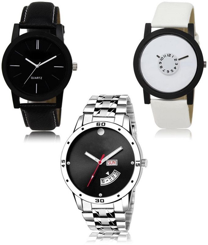 New latest Designer Combo of 3 Analog Watch - For Men LR-05-26-104