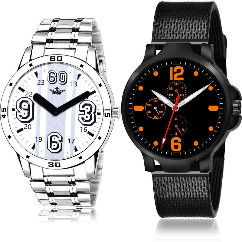 Analog Watch - For Men Modern Quartz 2 Watch Combo For Boys And Men - BL46.111-(70-S-10)