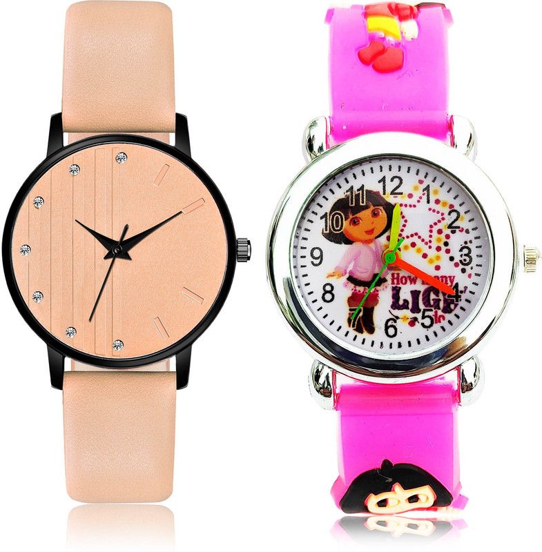 Analog Watch - For Girls Best Collegian 2 Watch Combo For Women And Girls - GM322-GC194