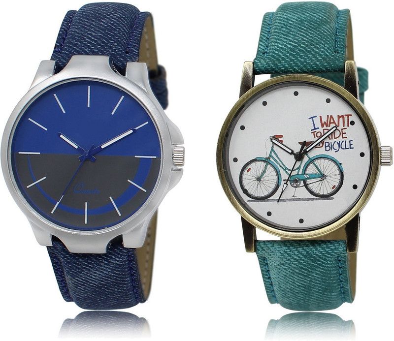 New Latest Designer Combo of 2 Analog Watch - For Couple LR24-LR229