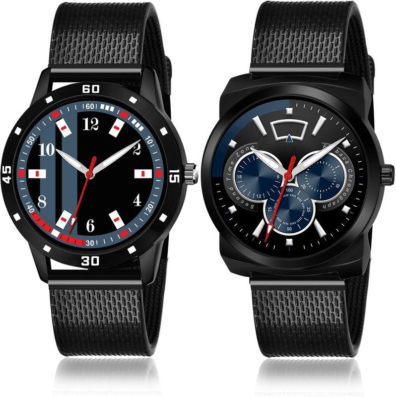 Analog Watch - For Men Modish Designer 2 Watch Combo For Boys And Men - BRM27-(61-S-10)