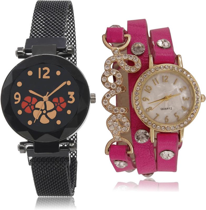 Analog Watch - For Women Treading High Quality 2 Watch Combo For Women And Girls - G652-G204