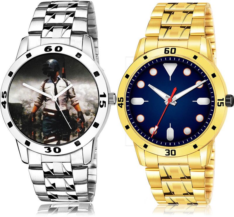 Analog Watch - For Men Modern High Quality 2 Watch Combo For Boys And Men - B505-(65-S-21)