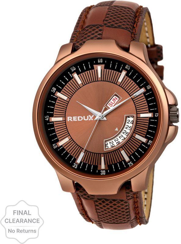 Brown Dial Day & Date Analog Watch - For Men RWS0242S Brown Dial