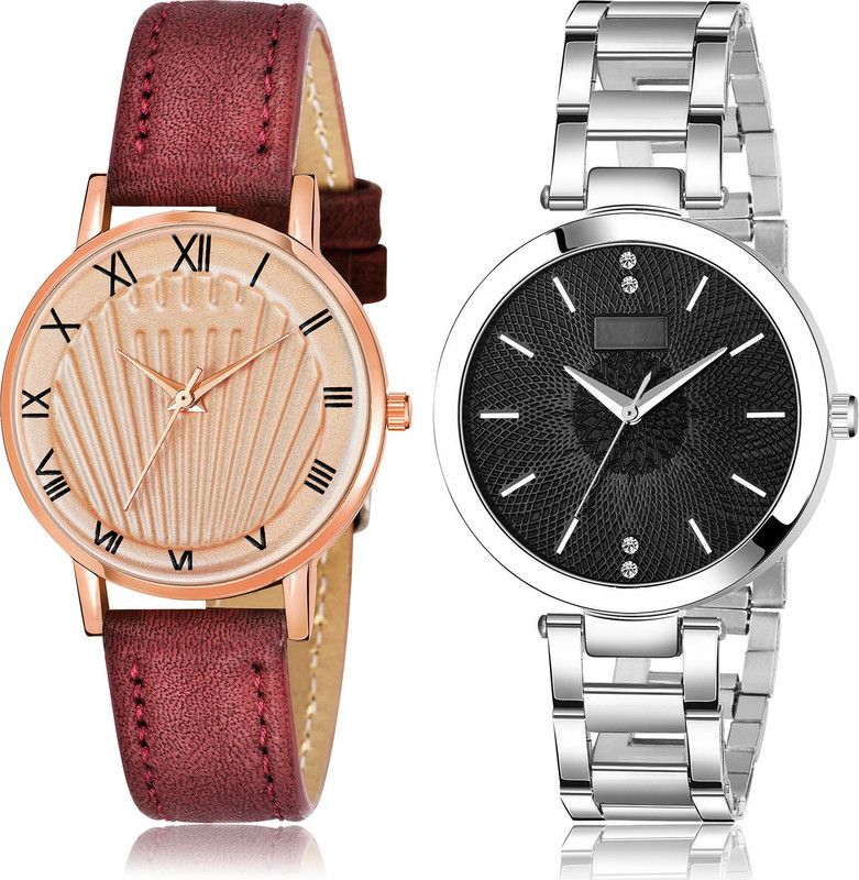 Analog Watch - For Women Brand New Fancy 2 Watch Combo For Women And Girls - GW48-GM201