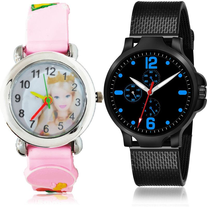 Analog Watch - For Boys Latest Valentine 2 Watch Combo For Boys And Men - BK12-(68-S-10)