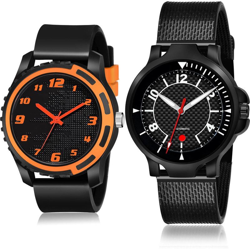 Analog Watch - For Men Contemporary High Quality 2 Watch Combo For Boys And Men - BM110-(66-S-10)