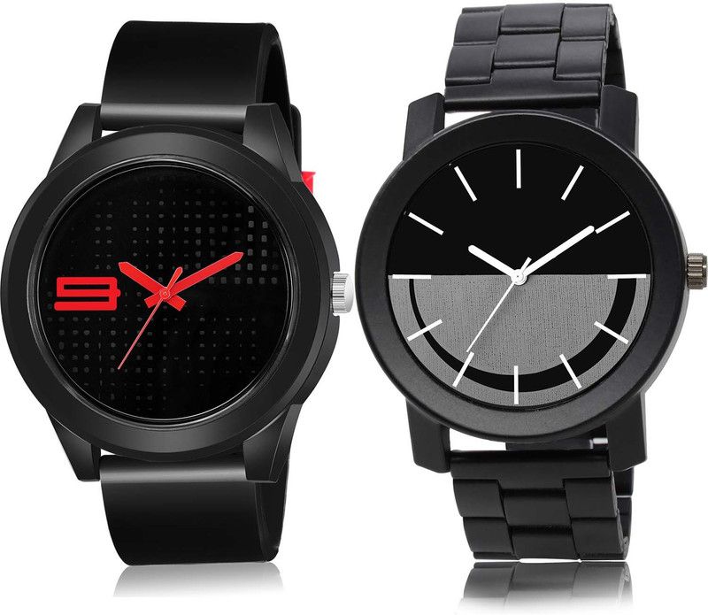 combo watch Analog Watch - For Men & Women New 3D Design And Chain Watch Combo Watch For Boys And Men - BM105-B108