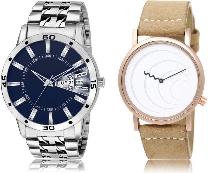 New Latest Designer Combo of 2 Analog Watch - For Men LR102-LR38