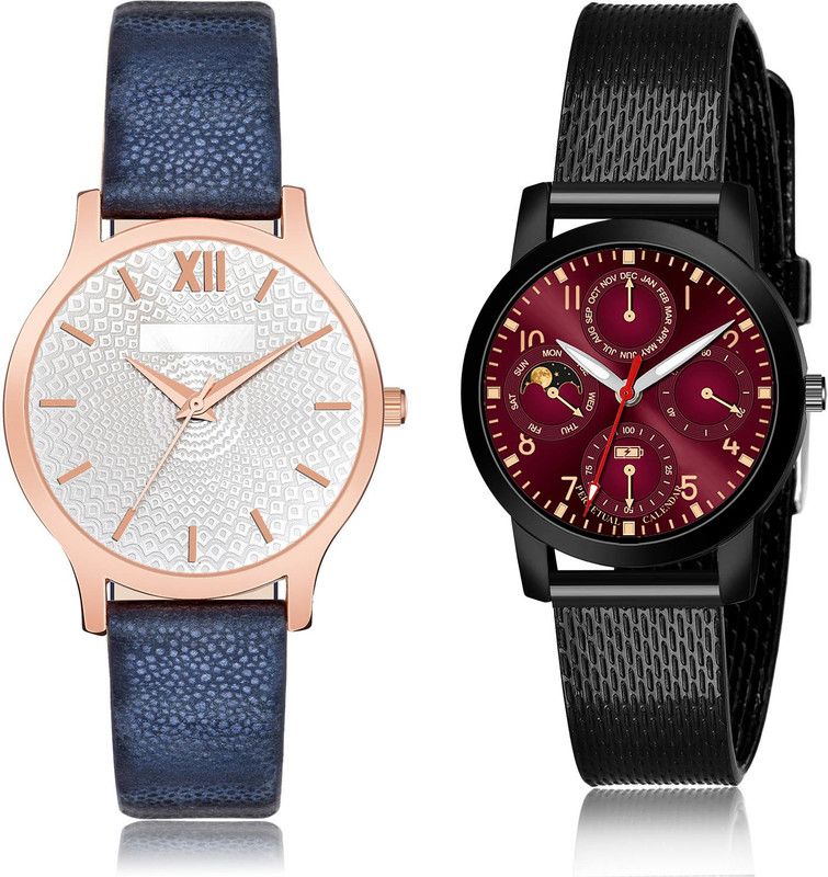 Analog Watch - For Women Contemporary Fashionable 2 Watch Combo For Women And Girls - GM345-(12-L-10)