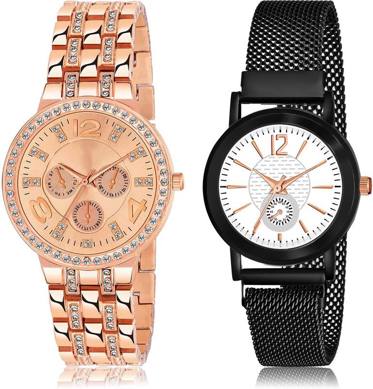 Analog Watch - For Women Treading Traditional 2 Watch Combo For Women And Girls - G628-GW37