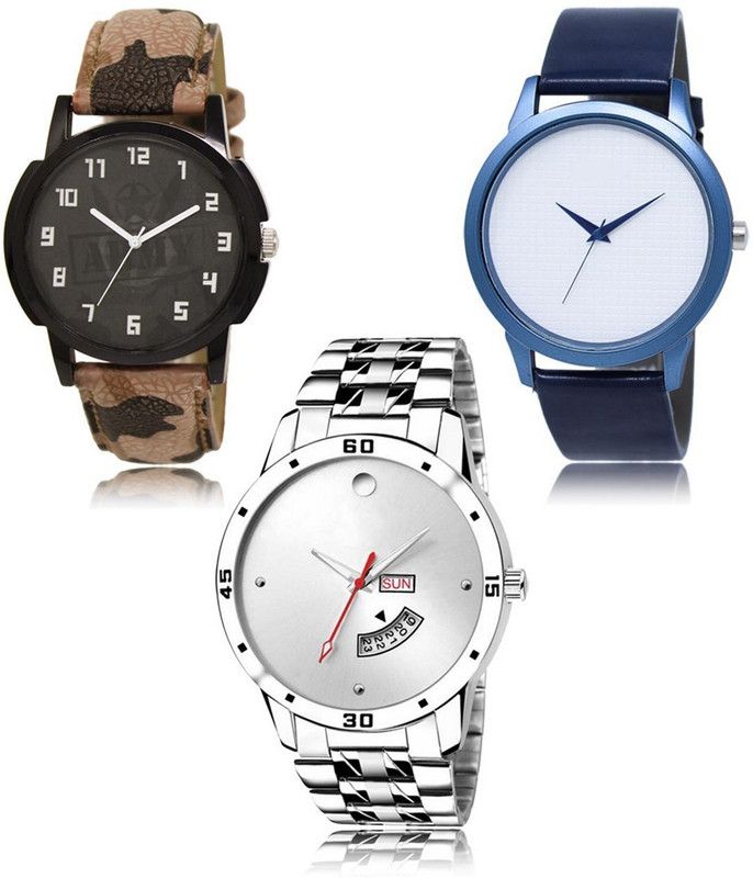 New latest Designer Combo of 3 Analog Watch - For Men -03-33-103