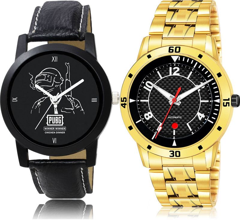 Analog Watch - For Men Contemporary Luxury 2 Watch Combo For Boys And Men - BO45-(66-S-21)