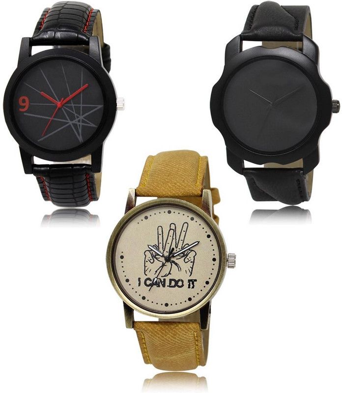 New latest Designer Combo of 3 Analog Watch - For Men LR-08-22-30