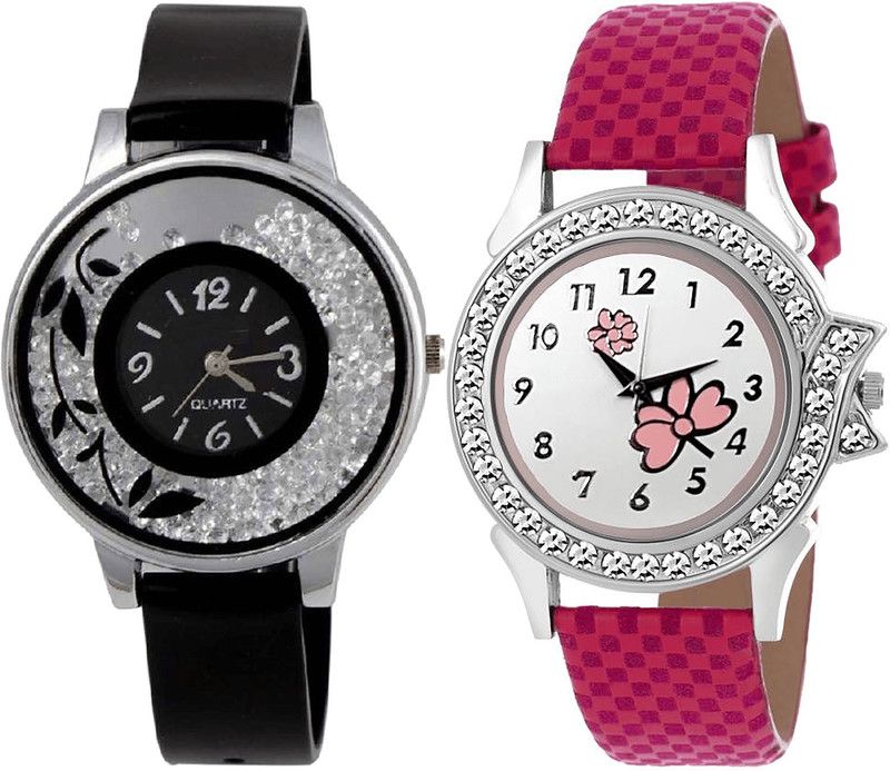 combo watch Analog Watch - For Girls Latest Valentine Flower G86-G18