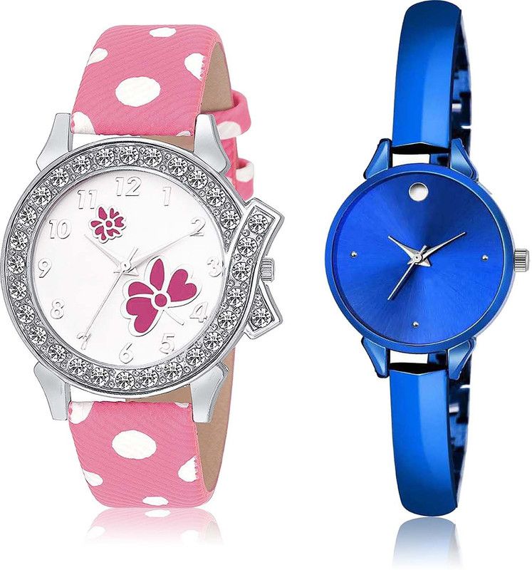 combo watch Analog Watch - For Girls Classical Unique Flower Combo Watch For Girls And Women - G486-G464