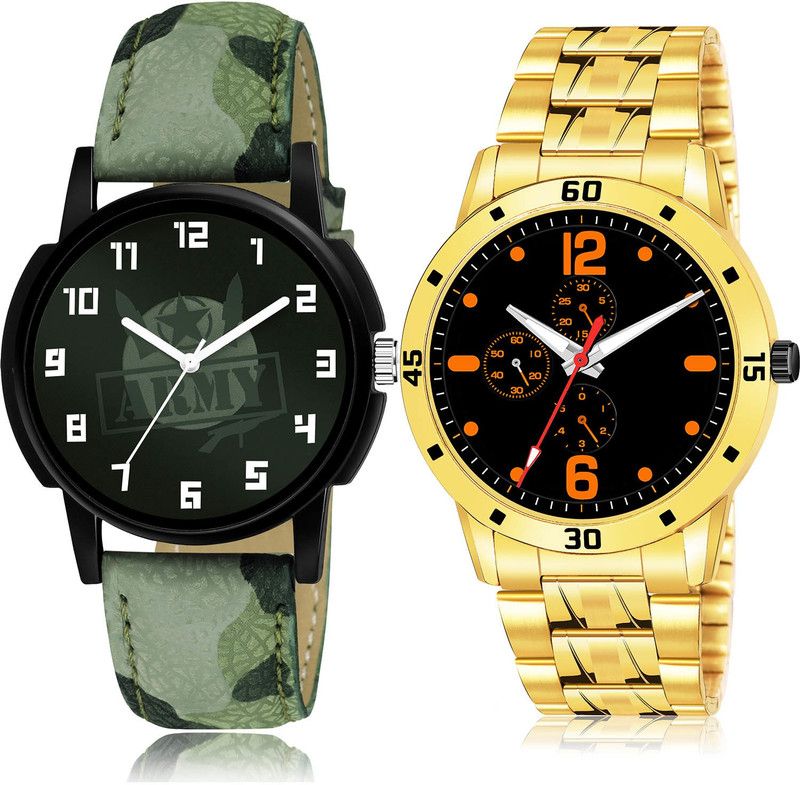 Analog Watch - For Men Treading Present 2 Watch Combo For Boys And Men - B21-(70-S-21)