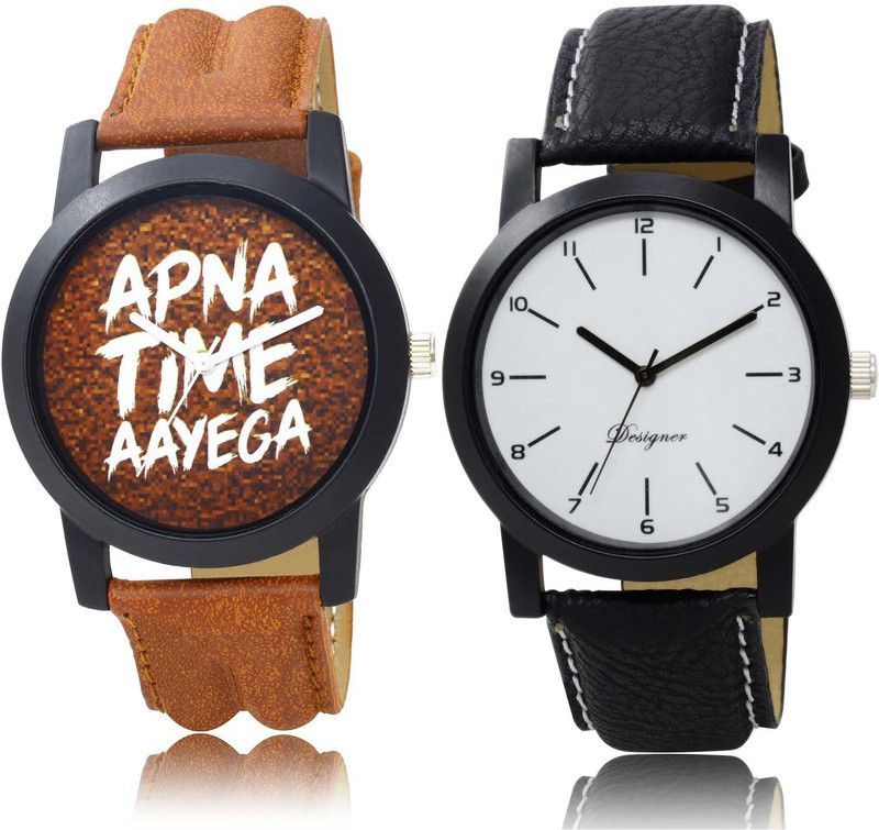 Analog Watch - For Boys Modern Exclusive Apna Time Aayega Combo Watch For Boys And Men - BO40-BO4