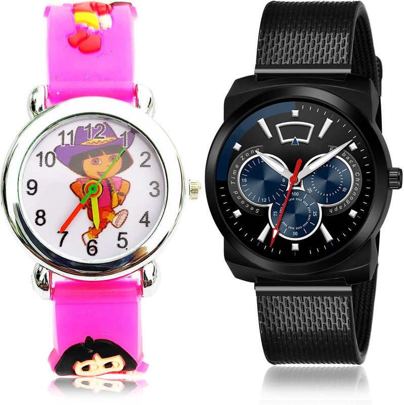 Analog Watch - For Boys Modern Royal 2 Watch Combo For Boys And Men - BK191-(61-S-10)