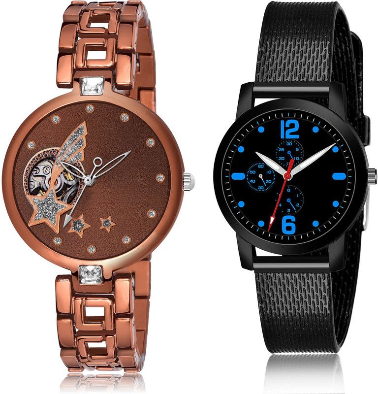 Analog Watch - For Women Modern Rich 2 Watch Combo For Women And Girls - G663-(68-L-10)
