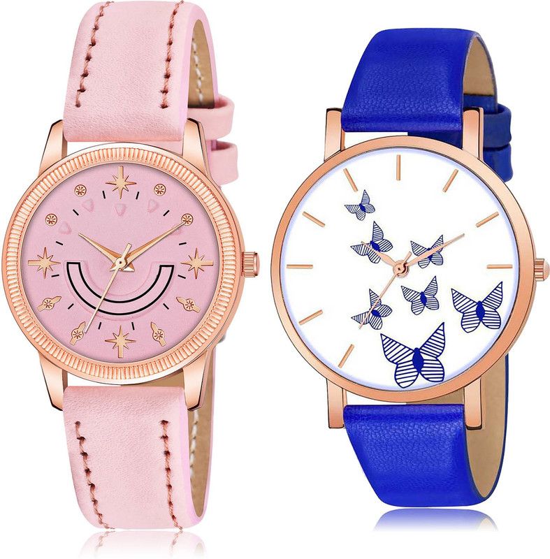 Analog Watch - For Women Latest Love 2 Watch Combo For Women And Girls - GW67-G551