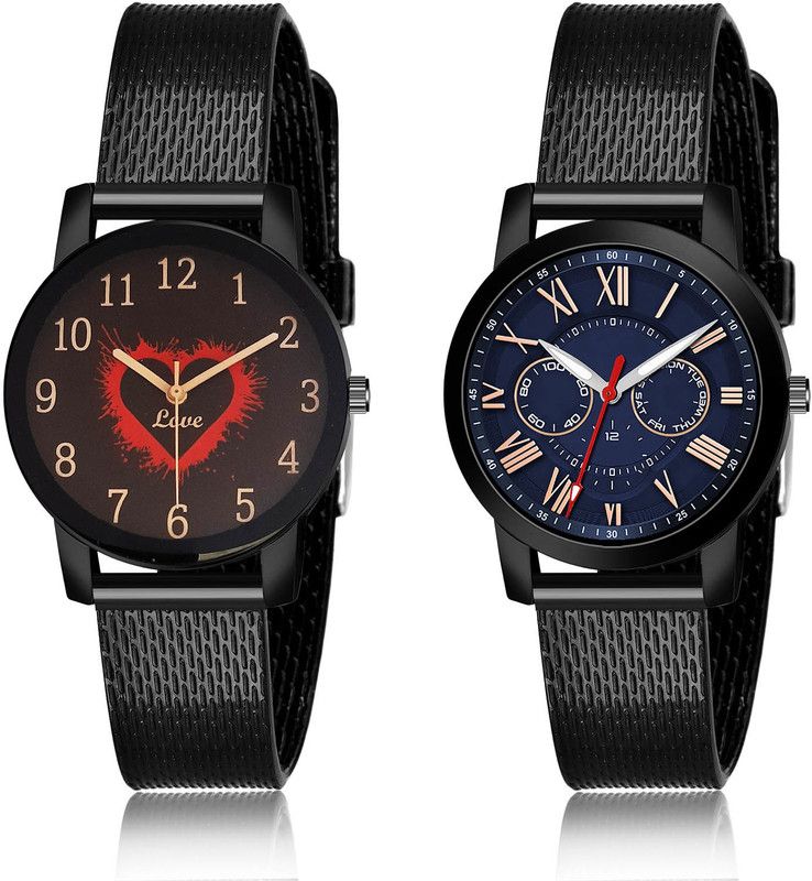 Analog Watch - For Women Modern Collegian 2 Watch Combo For Women And Girls - G532-(62-L-10)