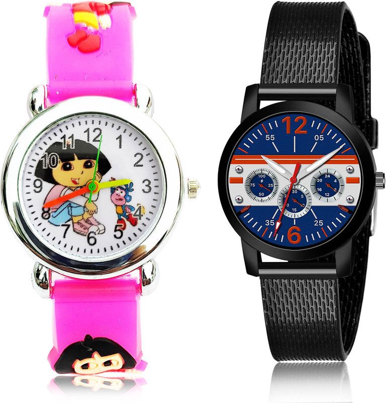 Analog Watch - For Girls New Present 2 Watch Combo For Women And Girls - GC193-(18-L-10)