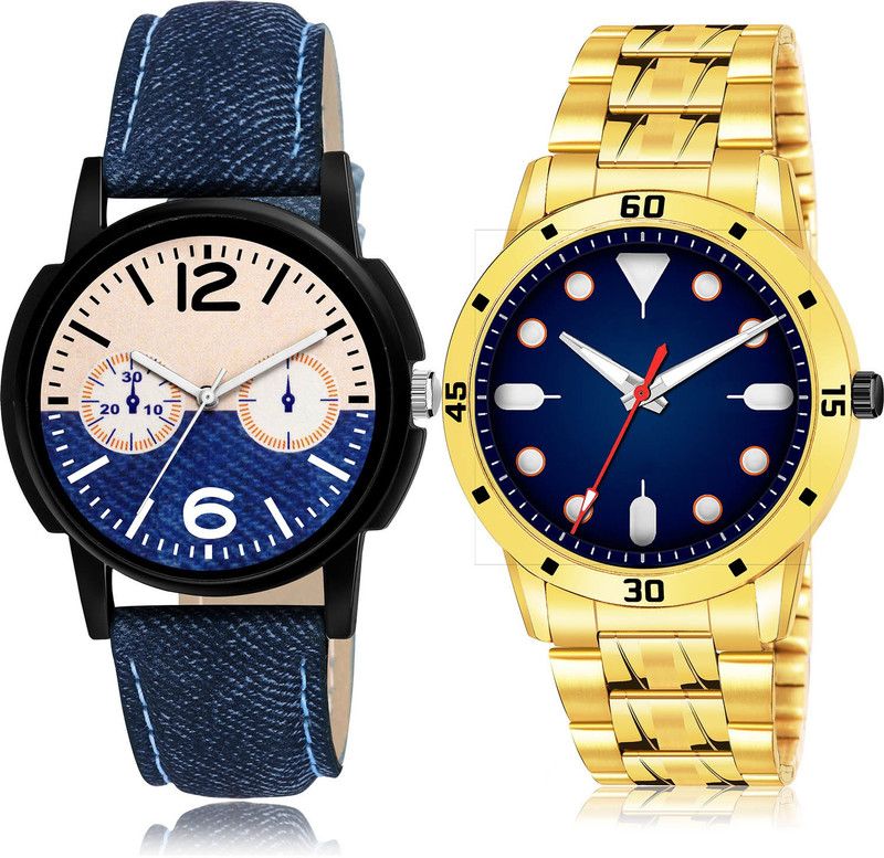 Analog Watch - For Men Latest Casual 2 Watch Combo For Boys And Men - B10-(65-S-21)