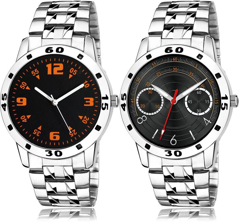 Analog Watch - For Men Latest Traditional 2 Watch Combo For Boys And Men - B862-(67-S-19)