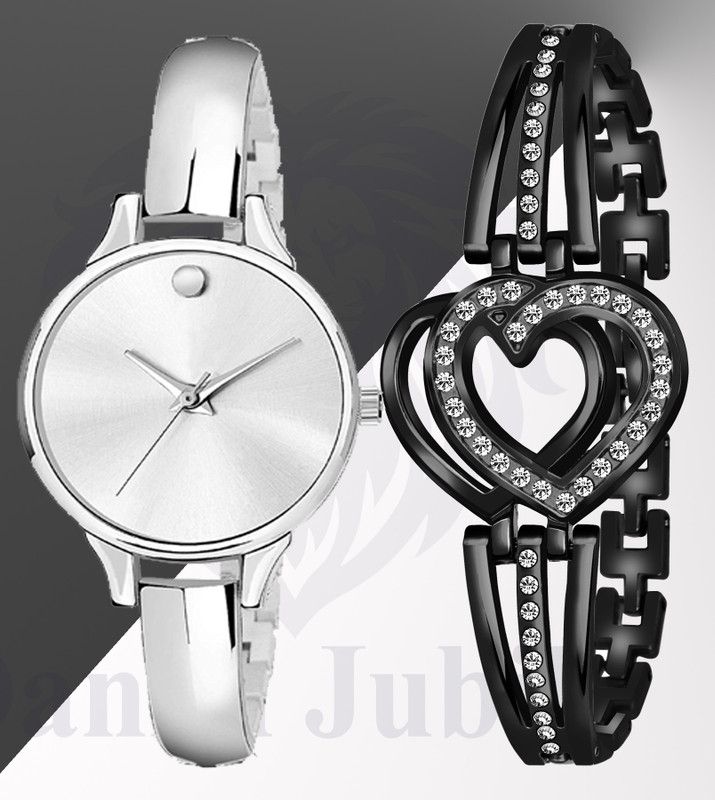 Analog Watch - For Girls Bangles with Heart