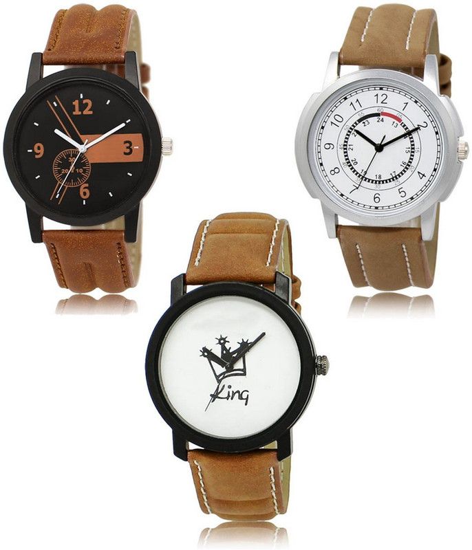 New latest Designer Combo of 3 Analog Watch - For Men LR-01-17-18