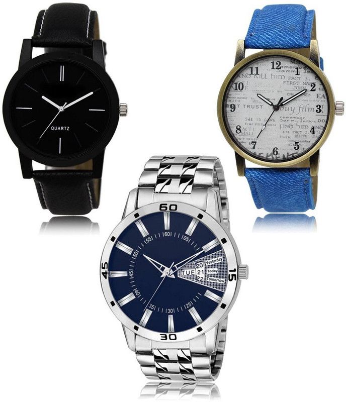 New latest Designer Combo of 3 Analog Watch - For Men LR-05-28-102