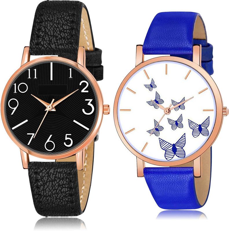Analog Watch - For Women Contemporary Royal 2 Watch Combo For Women And Girls - GW54-G551