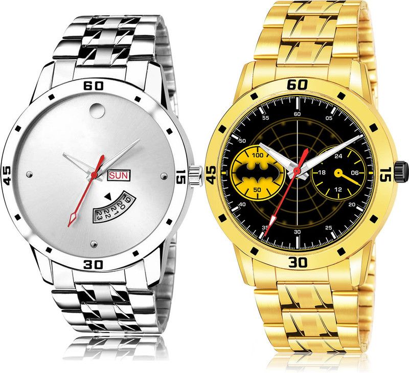 Analog Watch - For Men Latest Luxury 2 Watch Combo For Boys And Men - BL46.103-(42-S-21)