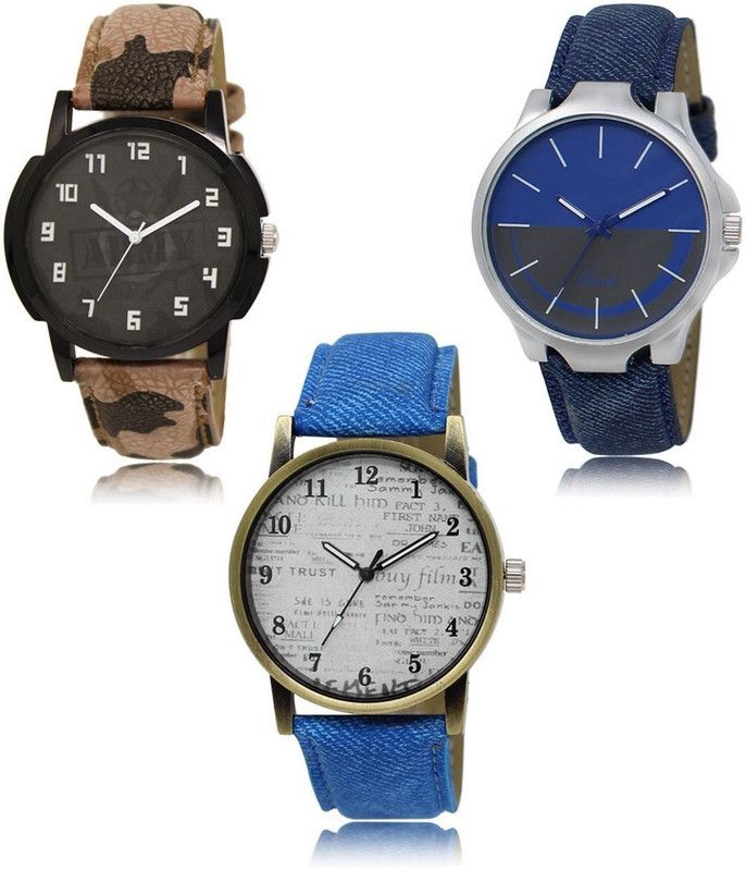 New latest Designer Combo of 3 Analog Watch - For Men LR-03-24-28
