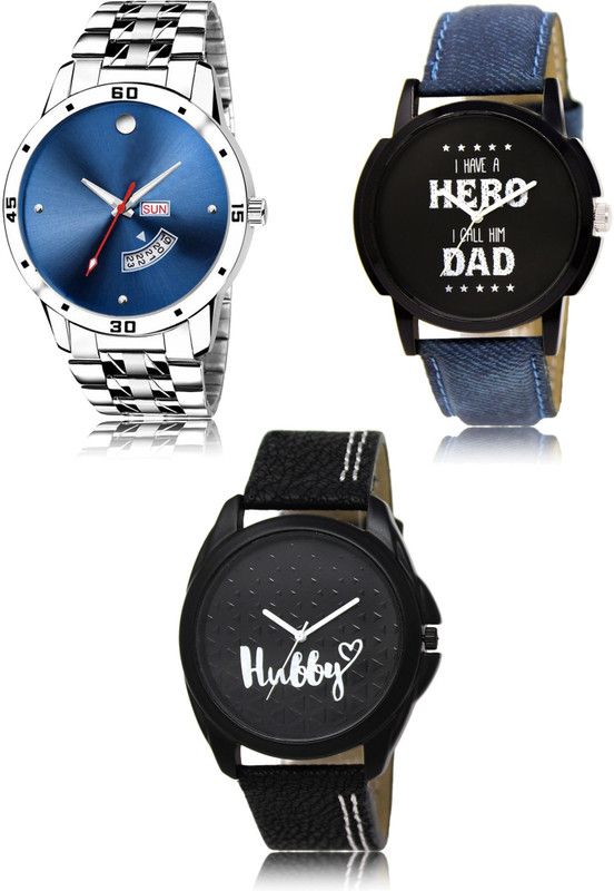 New latest Designer Combo of 3 Hybrid Smartwatch Watch - For Men 105-07-31
