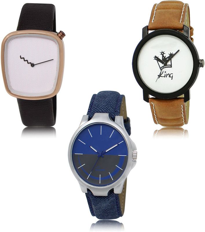 New latest Designer Combo of 3 Analog Watch - For Men LR41-LR18-LR24