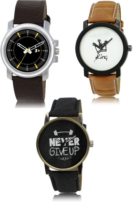 New latest Designer Combo of 3 Analog Watch - For Men 44-18-27