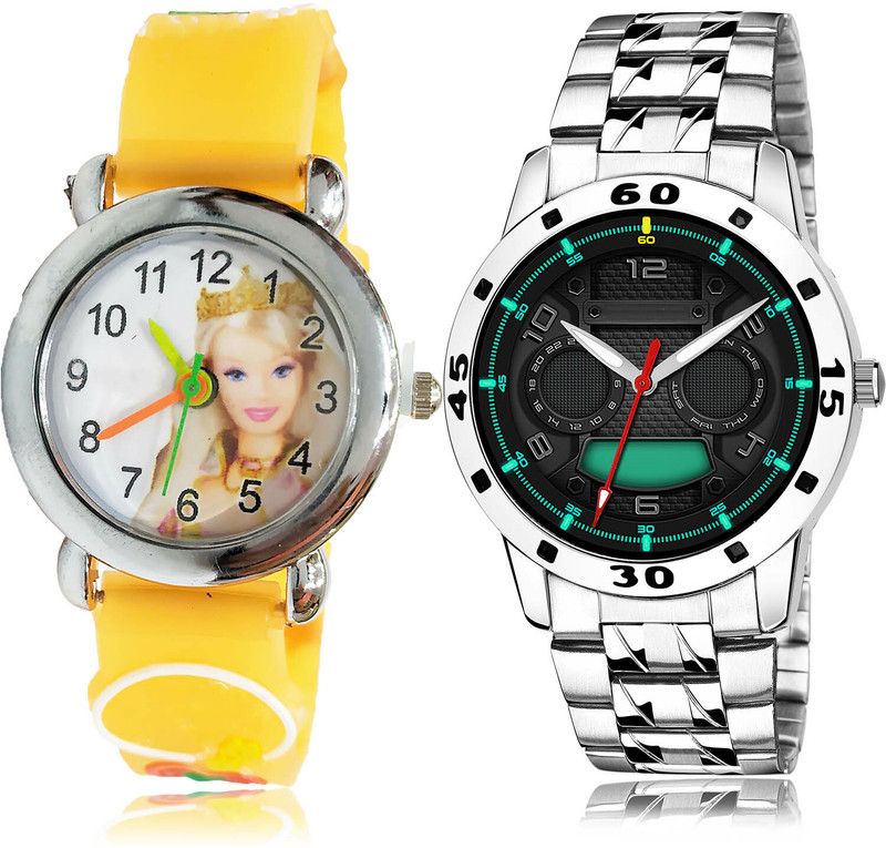 Analog Watch - For Boys New Valentine 2 Watch Combo For Boys And Men - BK25-(57-S-19)