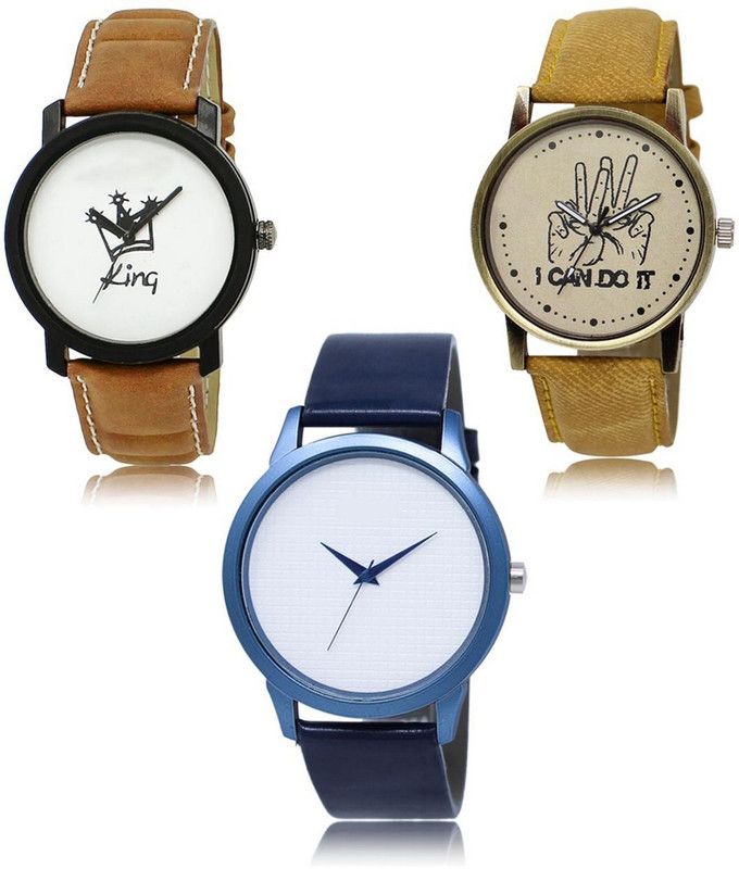 New latest Designer Combo of 3 Analog Watch - For Men LR-18-30-33
