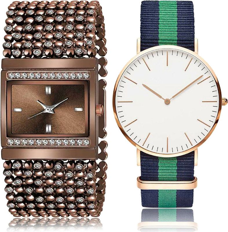 Analog Watch - For Girls Modern Stylish 2 Watch Combo For Women And Girls - G589-GC20
