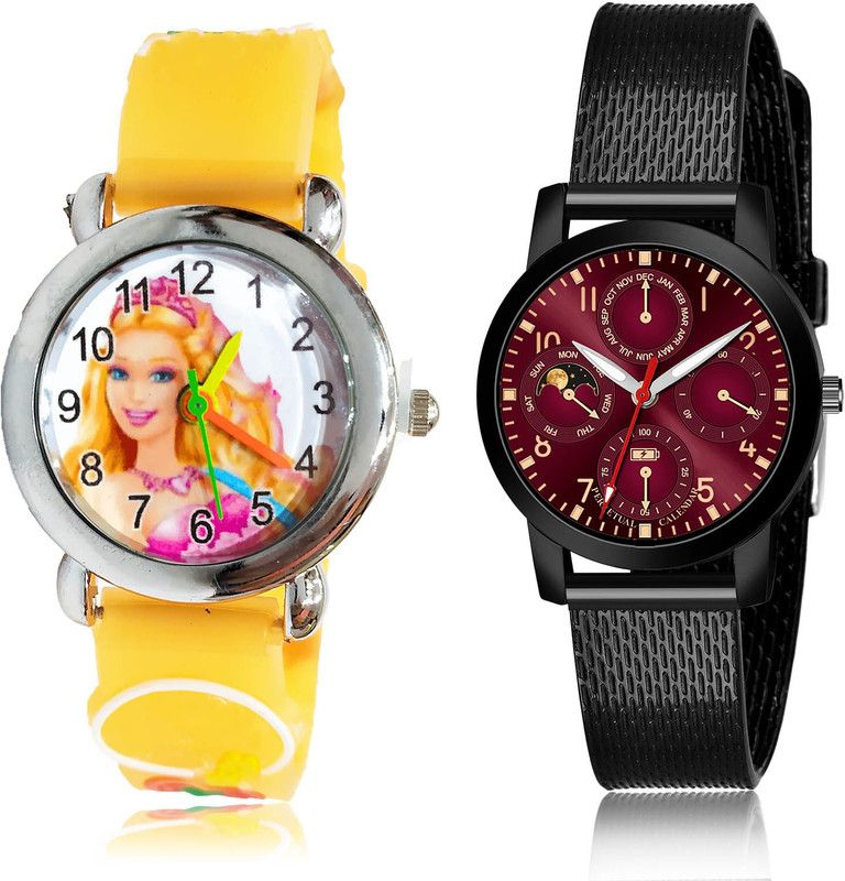 Analog Watch - For Women Latest Valentine 2 Watch Combo For Women And Girls - GC45-(12-L-10)