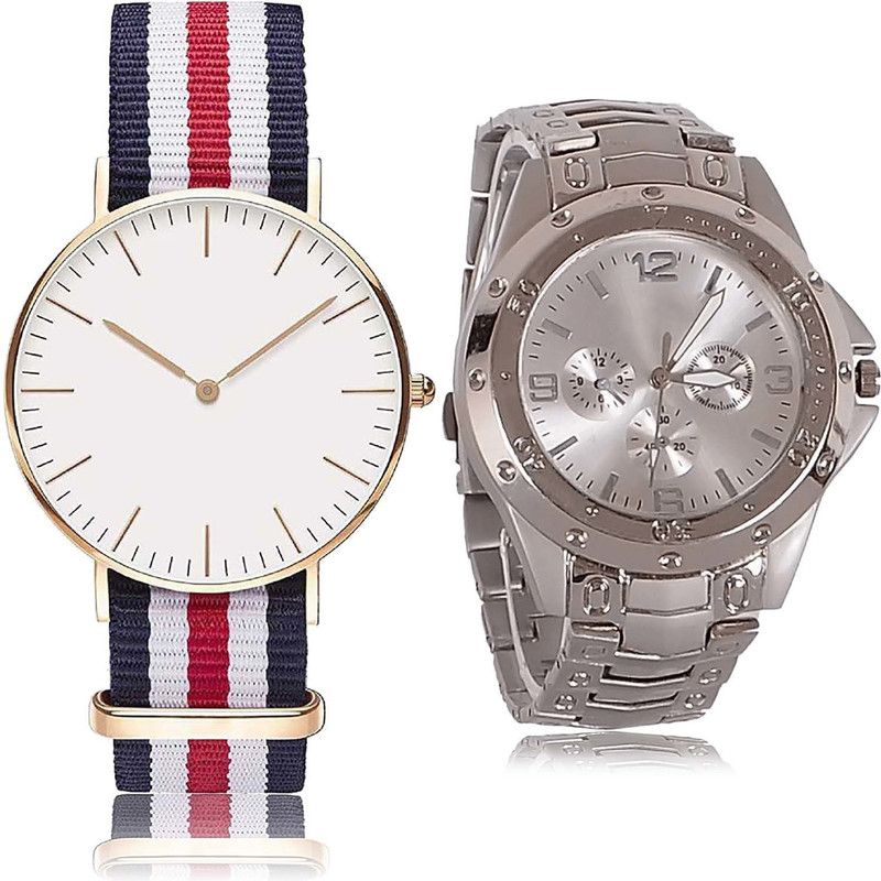 combo watch Analog Watch - For Men & Women Classical Gift Chronograph And Chain Combo Watch For Boys And Men - BC5-B72
