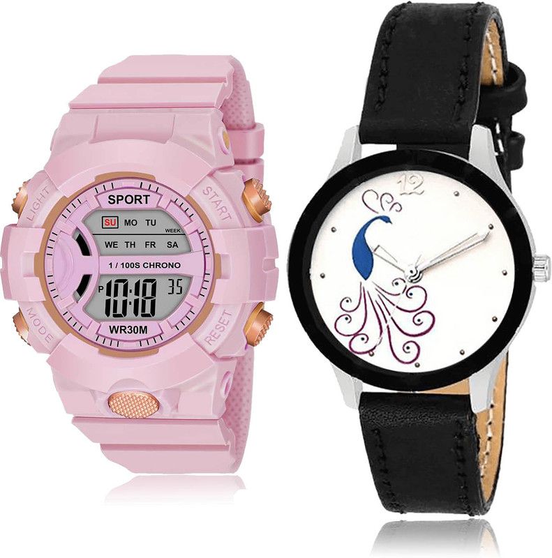 Analog-Digital Watch - For Women Contemporary Collection 2 Watch Combo For Women And Girls - DG36-G271